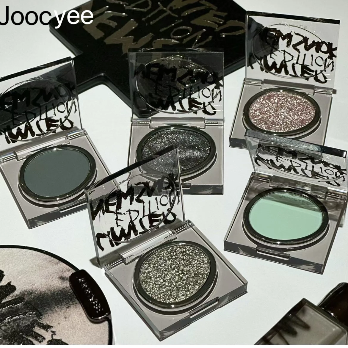 

Joocyee Monochrome Eyeshadow Matte Chameleon Powder Smoked Sparkling Pearlescent Shining Sheet Metallic Personality Green