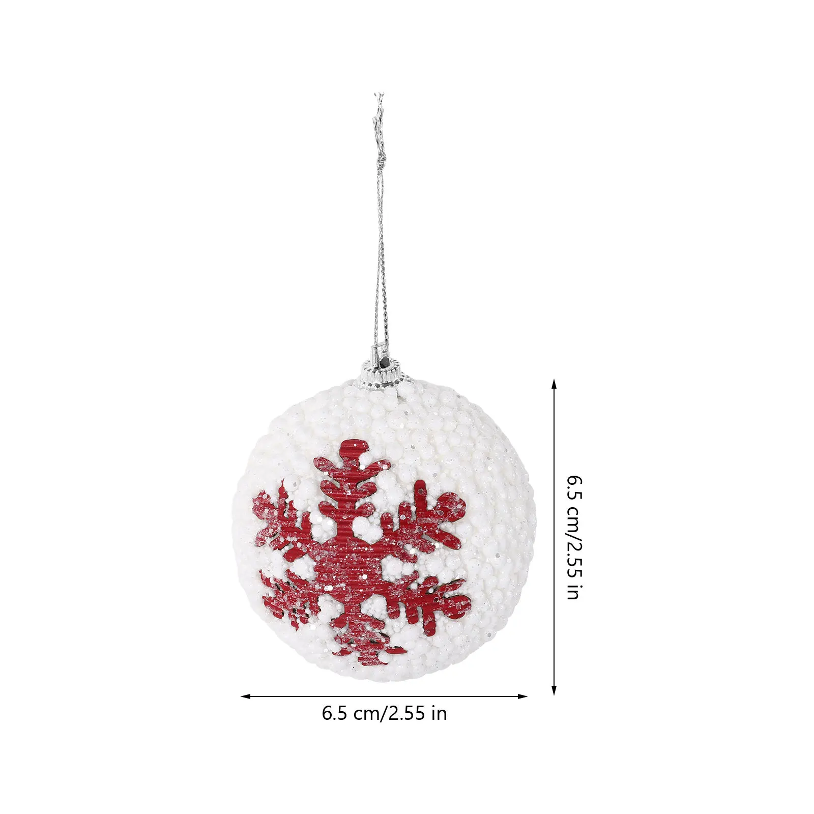 

6 Pcs Ornament Holiday Decoration Pendant Ornaments for Tree Decorative Ball Pendants Small Decorations Hanging Creative
