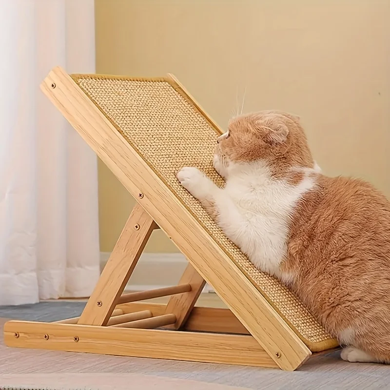 Tablero rascador para gatos de sisal resistente, sin desorden, diseño seguro para sofá, adecuado para hacer ejercicio y descansar, regalo perfecto para gatos
