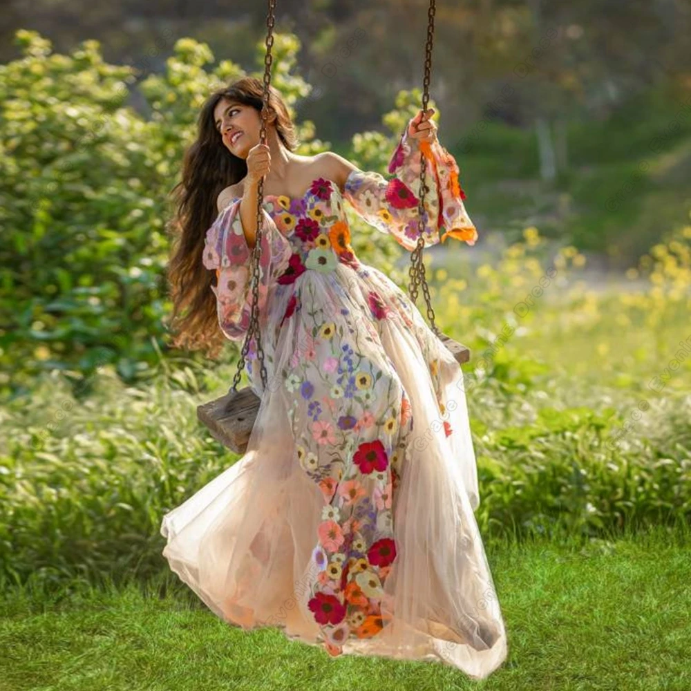 Vestidos De talla grande para madre De novia, sin tirantes, hombros descubiertos, fiesta De boda con apliques, 2024