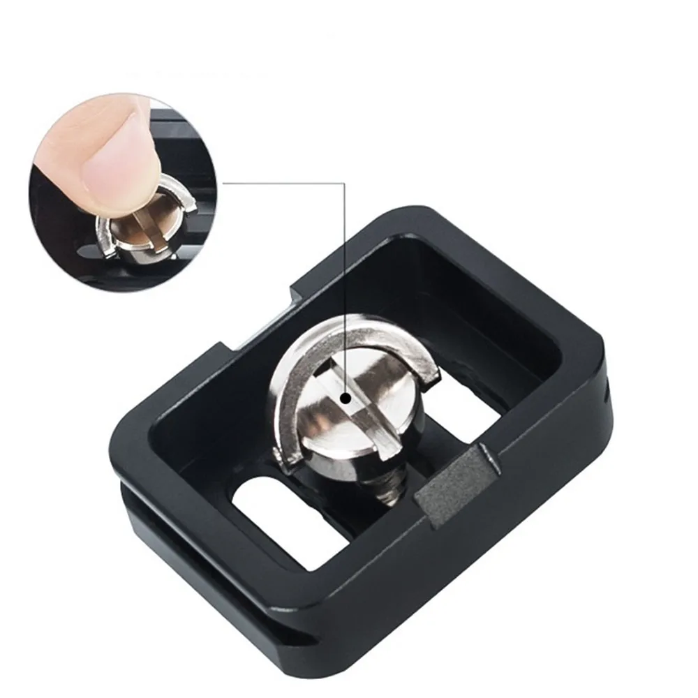 Small Camera Release Plate Tripod Plate Mini Quick Release Plate dslr Mount for SIRUI TY-C10 T005/T-025 Ball Head with Screw 1/4