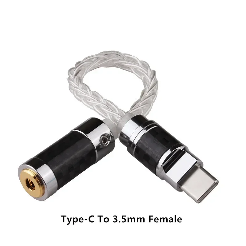 

DAC Headphone Jack 2.5mm 3.5mm 4.4mm To Type C Converters Aux Cable USB C Earphone Type-c Splitter Hifi Audio Adapter