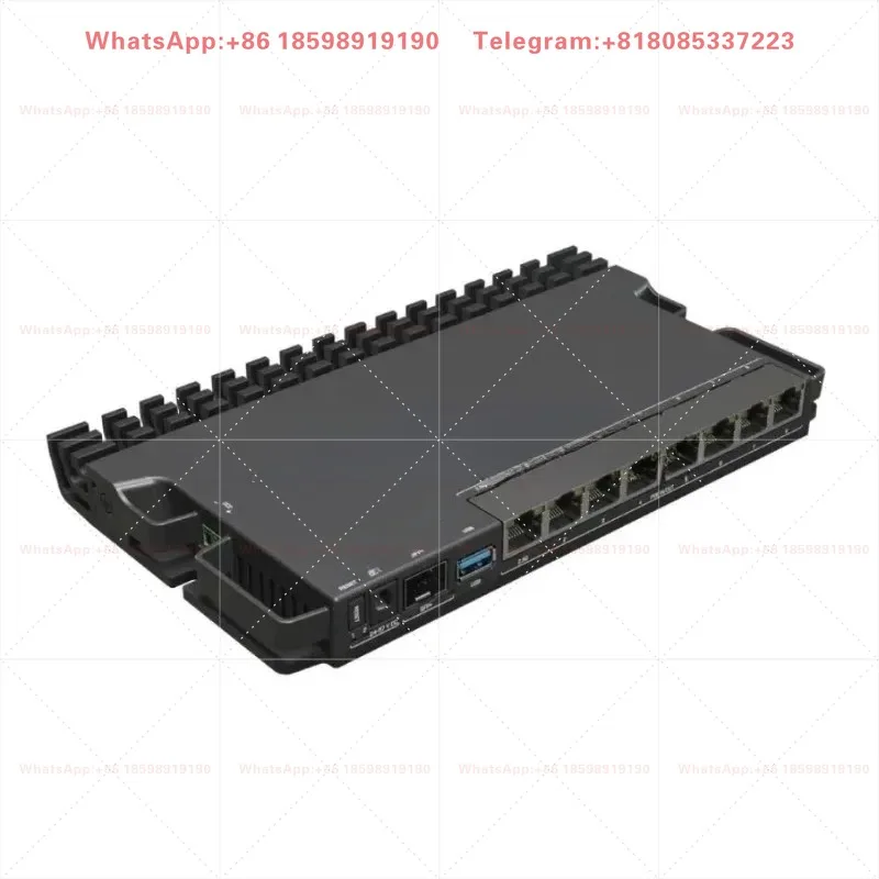 RB5009UPr+S+IN RB5009 router with PoE-in and PoE-out on all ports, small and medium ISPs. 2.5/10 Gigabit Ethernet SFP+