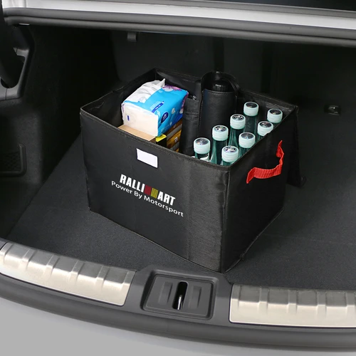 Imagen 2 del producto Organizador de maletero de coche, caja plegable de almacenamiento de gran capacidad, accesorios para Mitsubishi Ralliart 2010 2022 Lancer Ralli Art 9 10 Asx