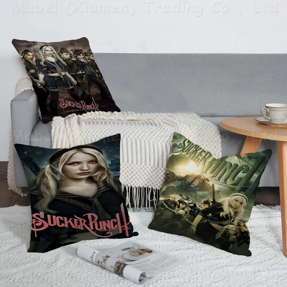 

Sucker Punch Action Fantasy Film Pillowcase Toon Gift Cushion Cover Bedroom Home Sofa Chair Seat Decor Pillow Case