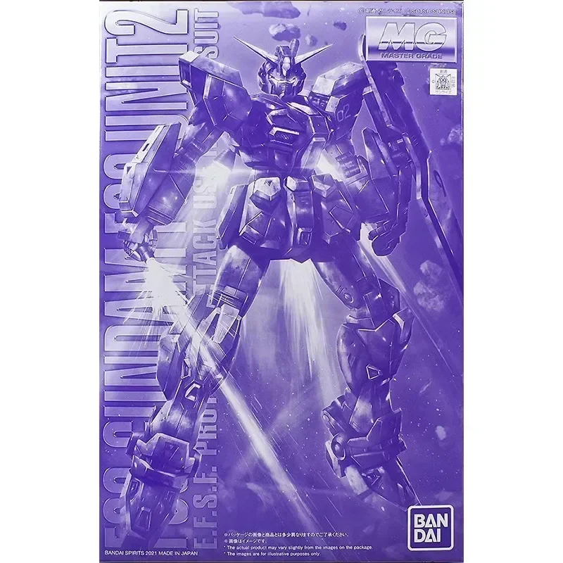 Traje móvil genuino ORIGINAL MG 1/100 GUNDAM F90 UNIT2 conjunto altamente jugable regalo juguetes de modelos coleccionables
