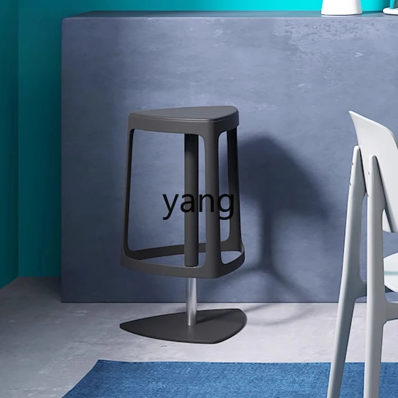 Lmm Home Wrought Iron Simple Bar Chair Modern High Stool Lifting Bar Chair