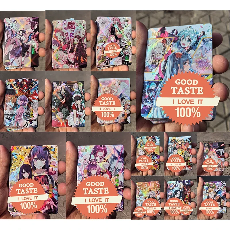 

Anime Goddess Story Kamado Nezuko Boa Hancock Hatsune Miku Hoshino Ai Diy Game Collectible Card Christmas Birthday Gifts Toys