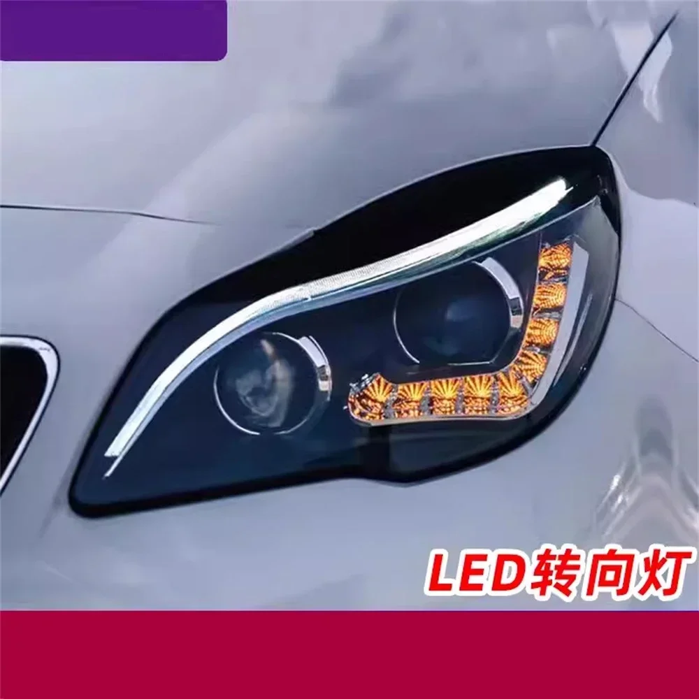 

Автомобильная фара в сборе для 14-16 Buick Regal opel insignia DRL дневные ходовые огни указатель поворота фара 2 шт.