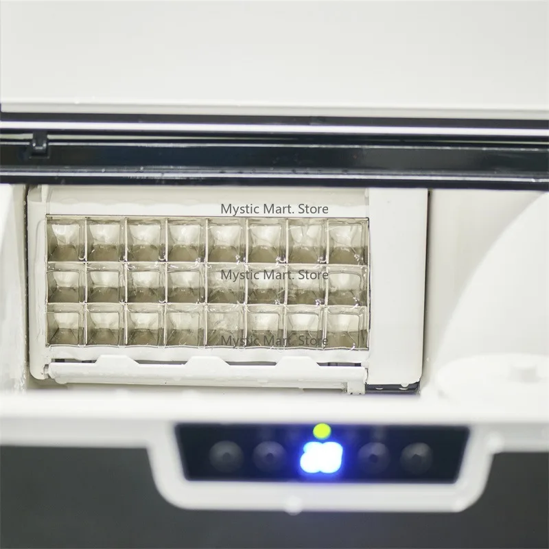 ماكينة صنع الثلج الكهربائية 20 كجم/24 ساعة ذاتية التنظيف بتصميم حصاة مربعة للاستخدام المنزلي أو الفنادق والمراسي الترفيهية #3