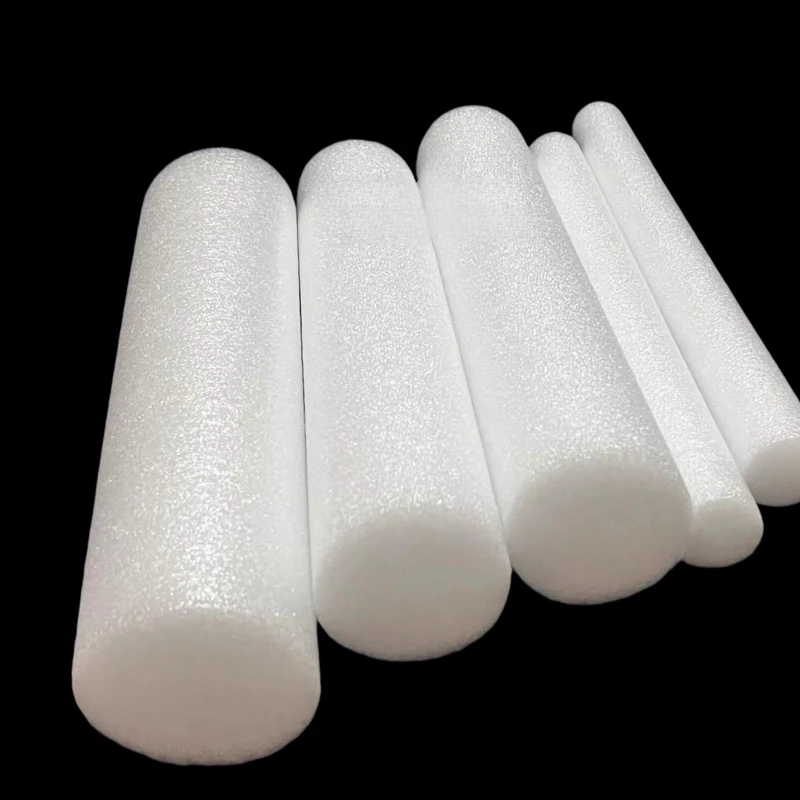 

White Solid Foam Filled Round Tube EPE Pearl Cotton Foam Cylindrical Rod