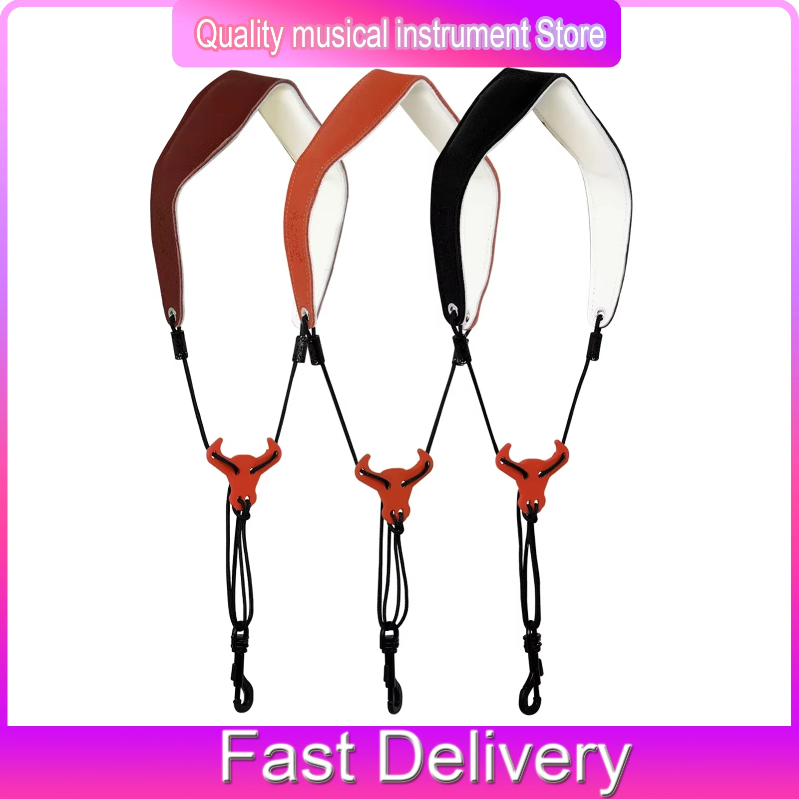 

Ремешок для саксофона SLADE: универсальный ремень из высококачественной воловьей кожи для сопрано, альт и тенор саксофонов, а также для деревянных духовых инструментов.