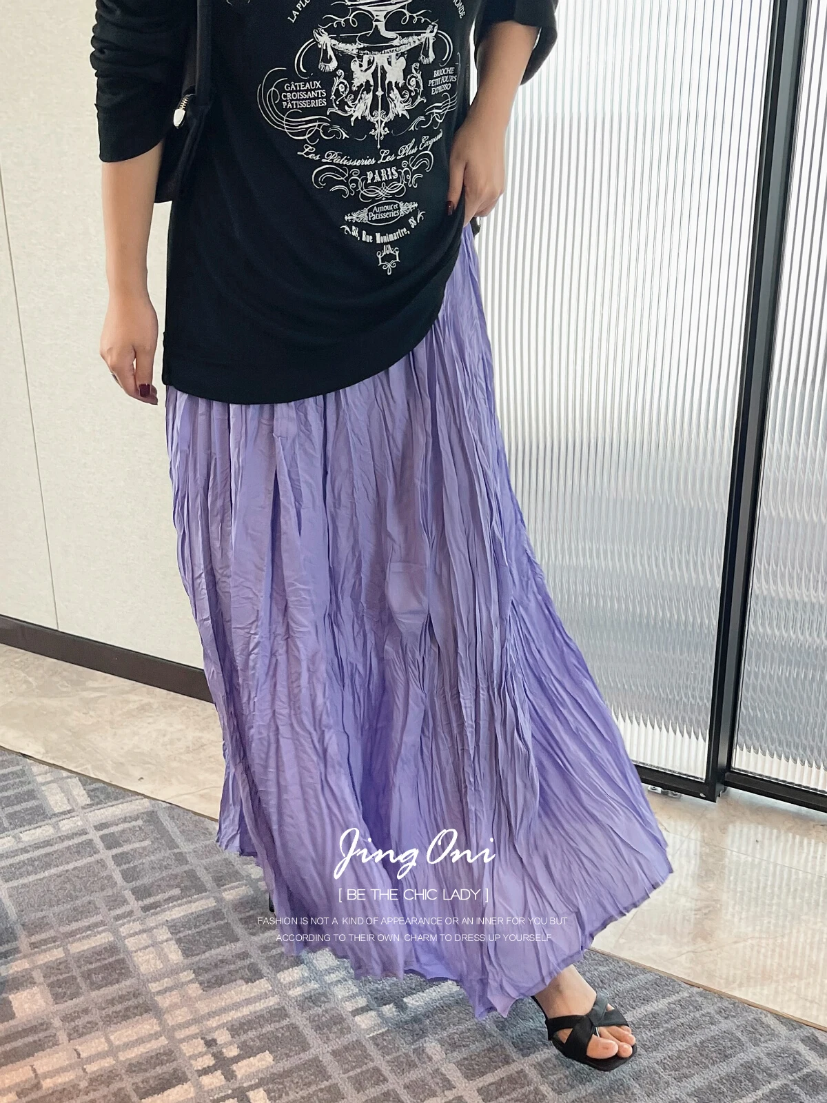 

Long Pleated Skirt Y2k Woman Clothing 2024 Summer Korean Fashion Style New Elegant Luxury Vintage Lolita Beach Wrap Tulle Chic