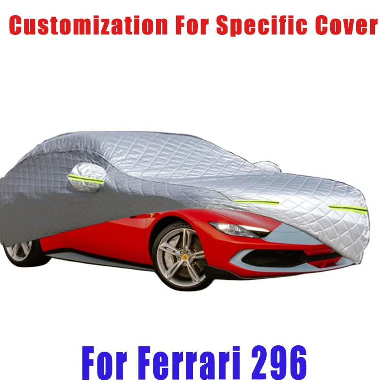 For Ferrari 296 Hail prevention cover auto rain protection, scratch protection, paint peeling protection, car Snow prevention