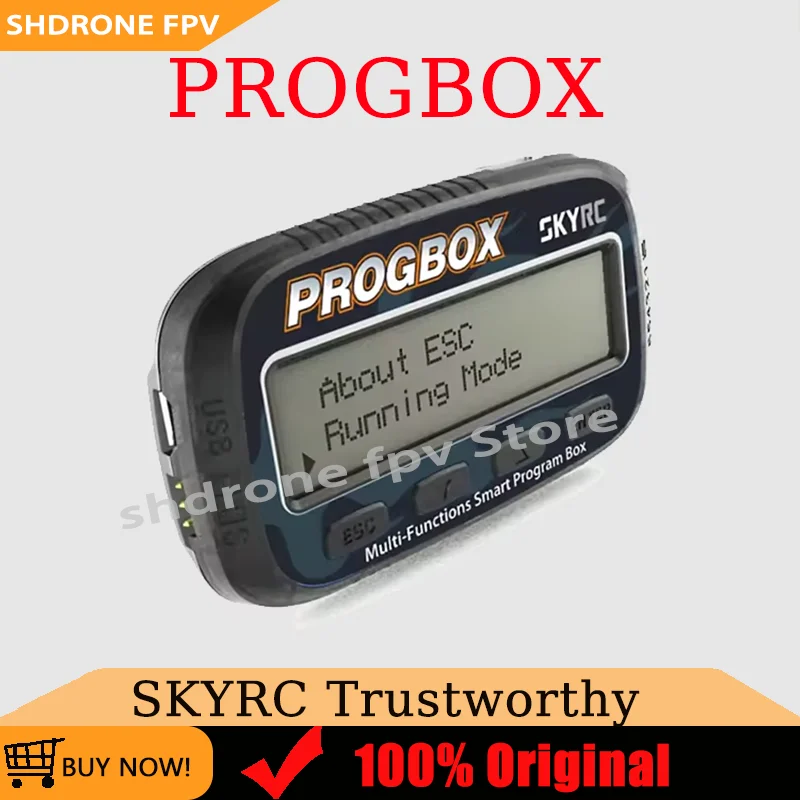 SKYRC PROGBOX Multi-function Smart Program Box for RC Model ESC Setting Servo Motor KV/RPM Tester Battery Monitor