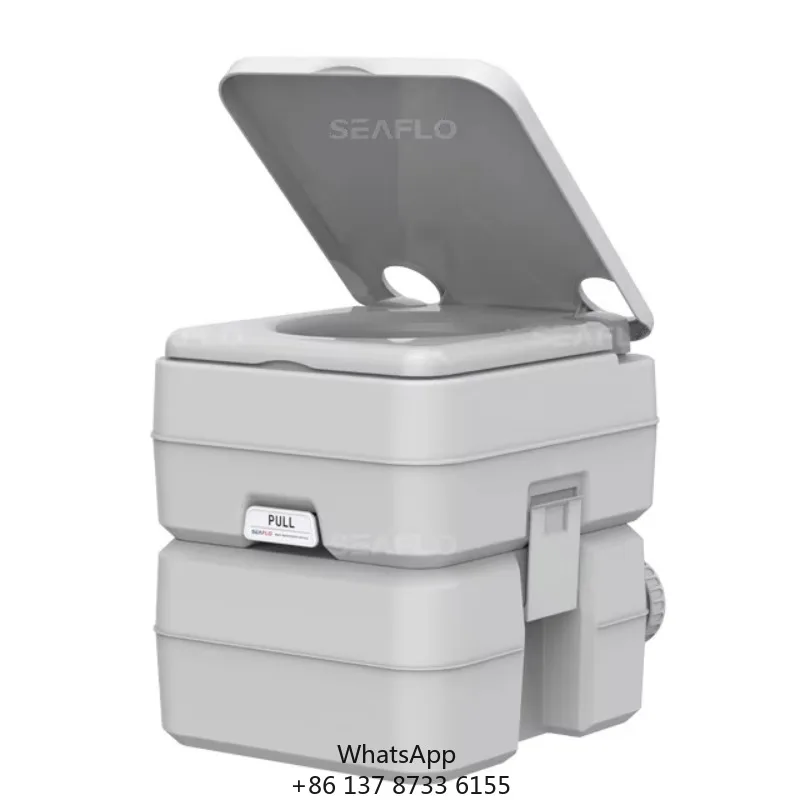 SEAFLO 10L 20L Portable Toilet Camping RV Boating Caravan Accessory Portable RV Folding Camping Toilet Portable Travel Toilet