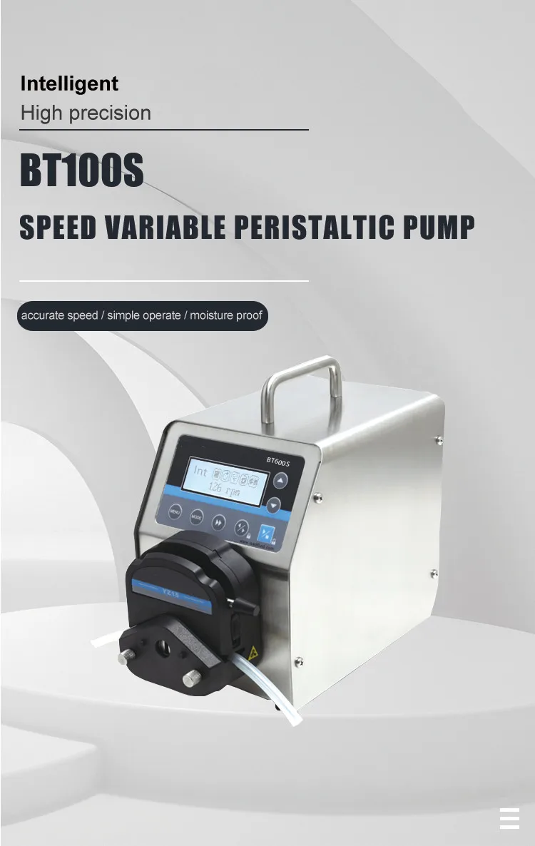 High Quality Micro Speed Variable Peristaltic Pump BT600S
