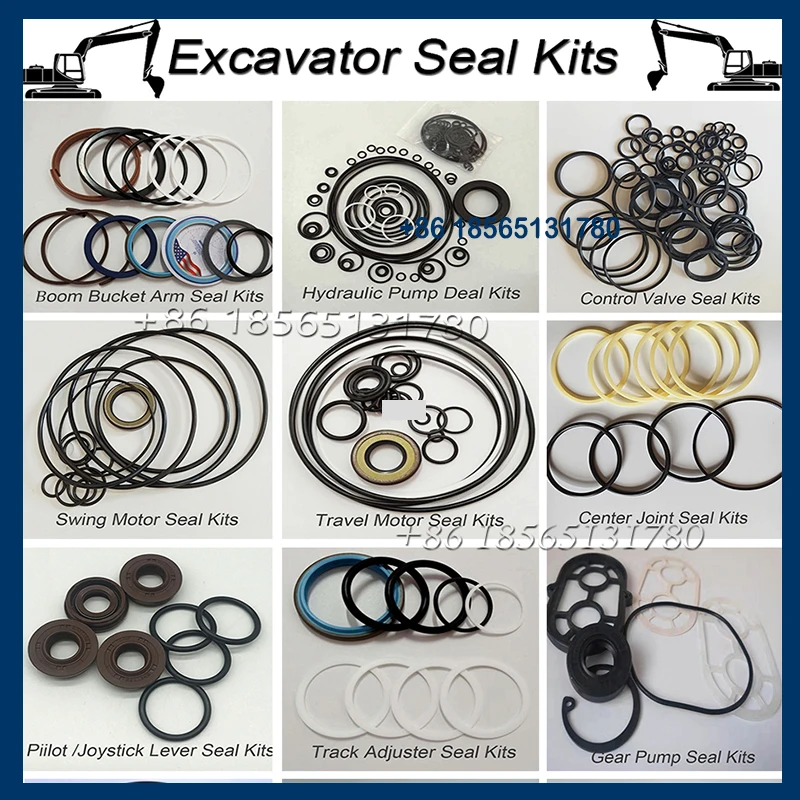 

Для двигателя Komatsu 4D102 6D102 PC200-6 PC120-6 PC60 PC130-7 PC78US-6 PC30MR PC40MR PC55MR PC200-7-8 Комплект уплотнений контрольного клапана