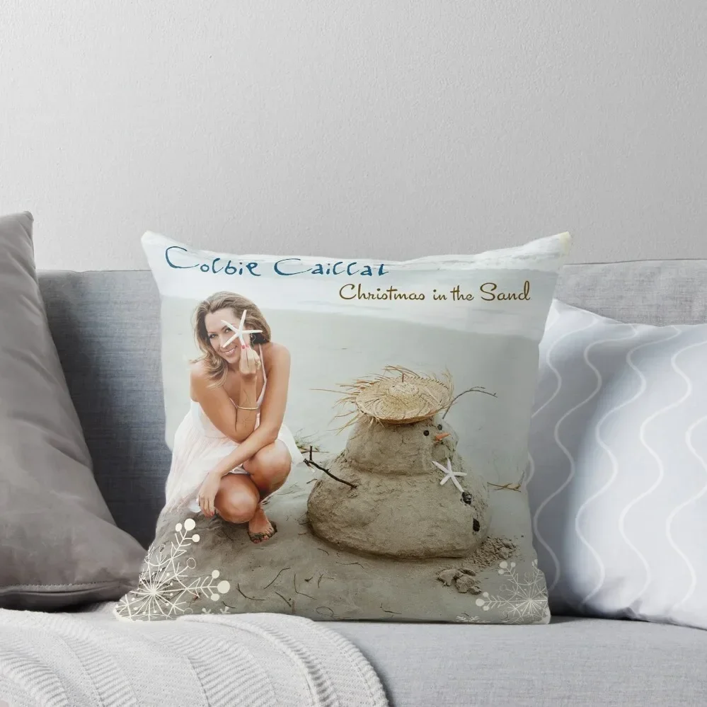 Colbie Caillat christmas in the sand (1) Throw Pillow Marble Cushion Cover Sofa Cushions Cover Decorative Cushions pillow