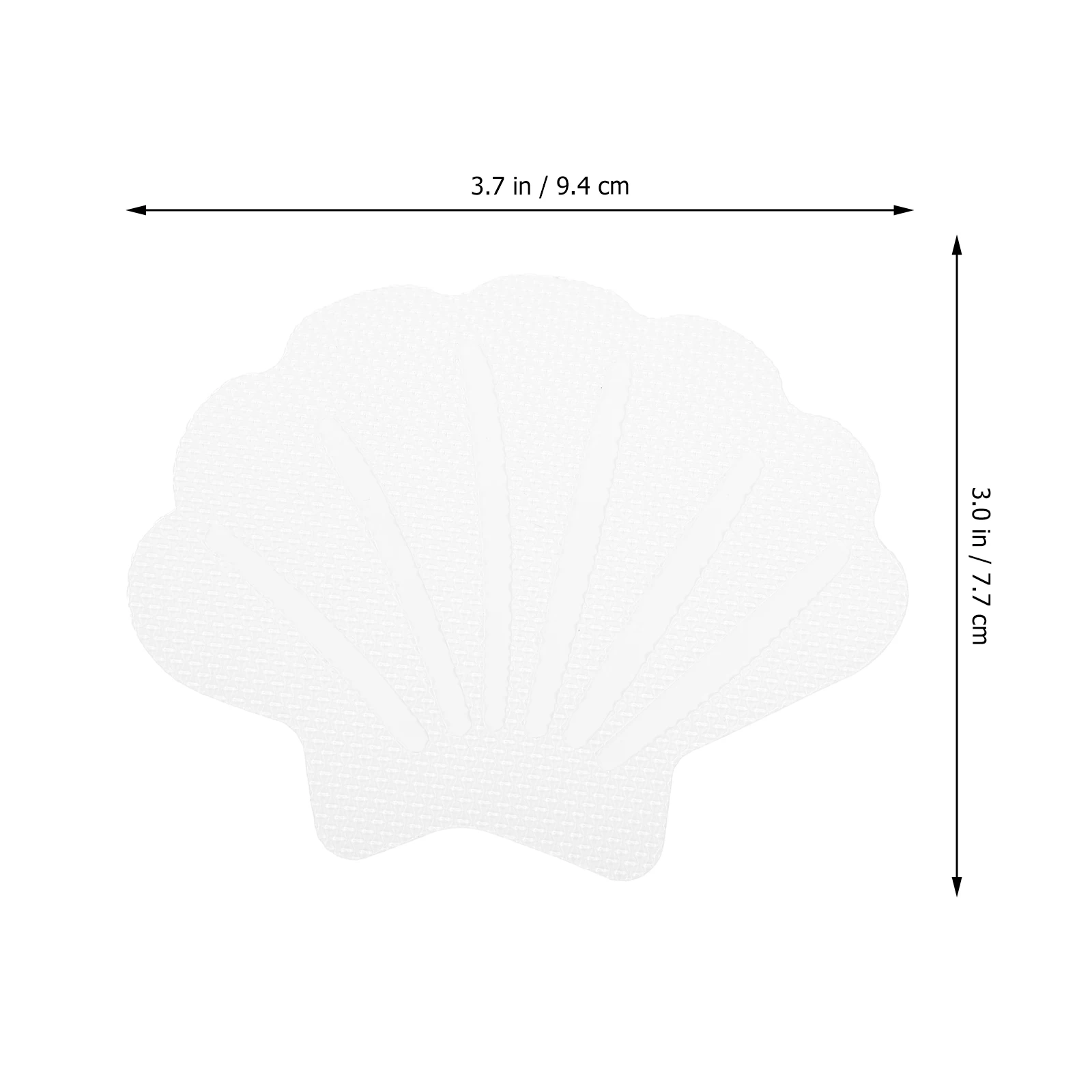 

12 Pcs Shell Bath Sticker Tub Anti Slip Stickers Non Skid Decals Bathtub Tubs