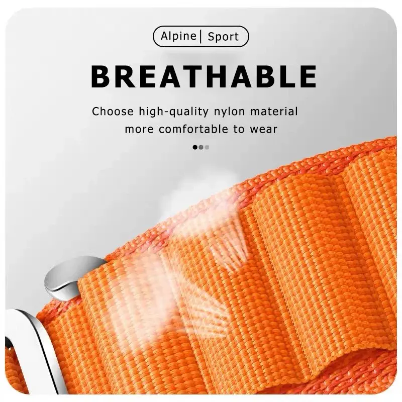 Ремешок Alpine Loop для Samsung Galaxy Watch 4 5 6 7 FE 40 мм 44 мм/Watch 4 6 Classic/Watch 5 Pro 45 мм, нейлоновый браслет с оплеткой