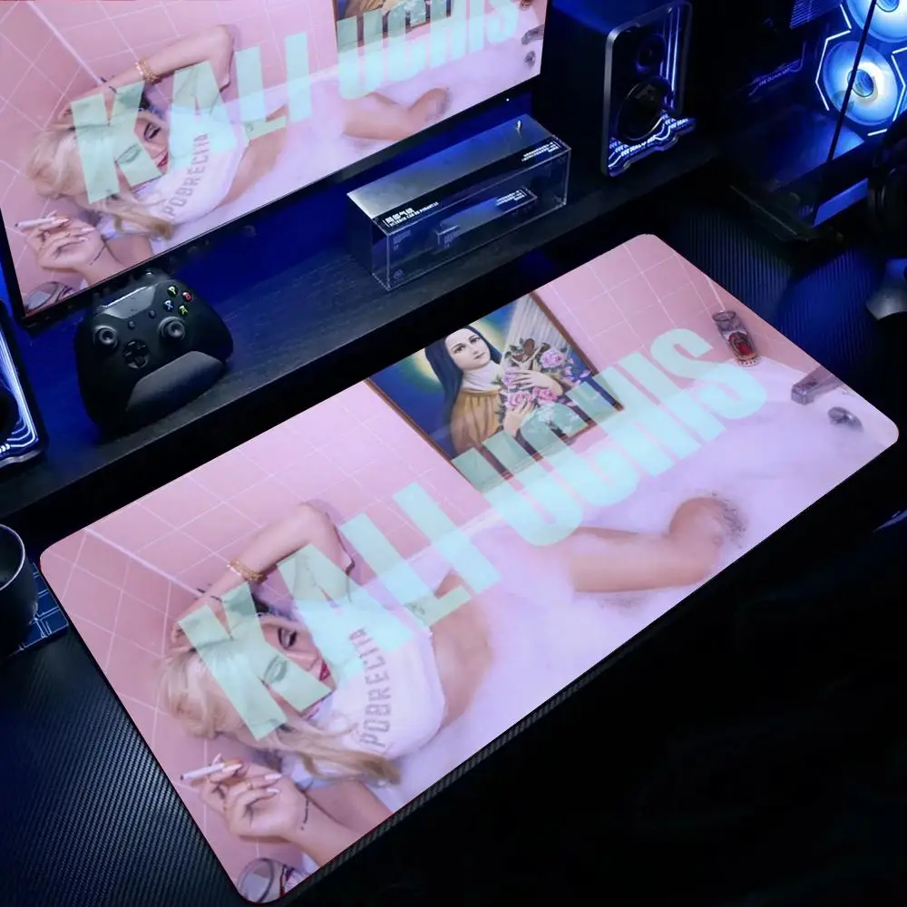

Singer K-Kali Uchis Mouse Pad Mousepad Large Gaming Mouse Pad LockEdge Thickened Computer Keyboard Table Desk Mat