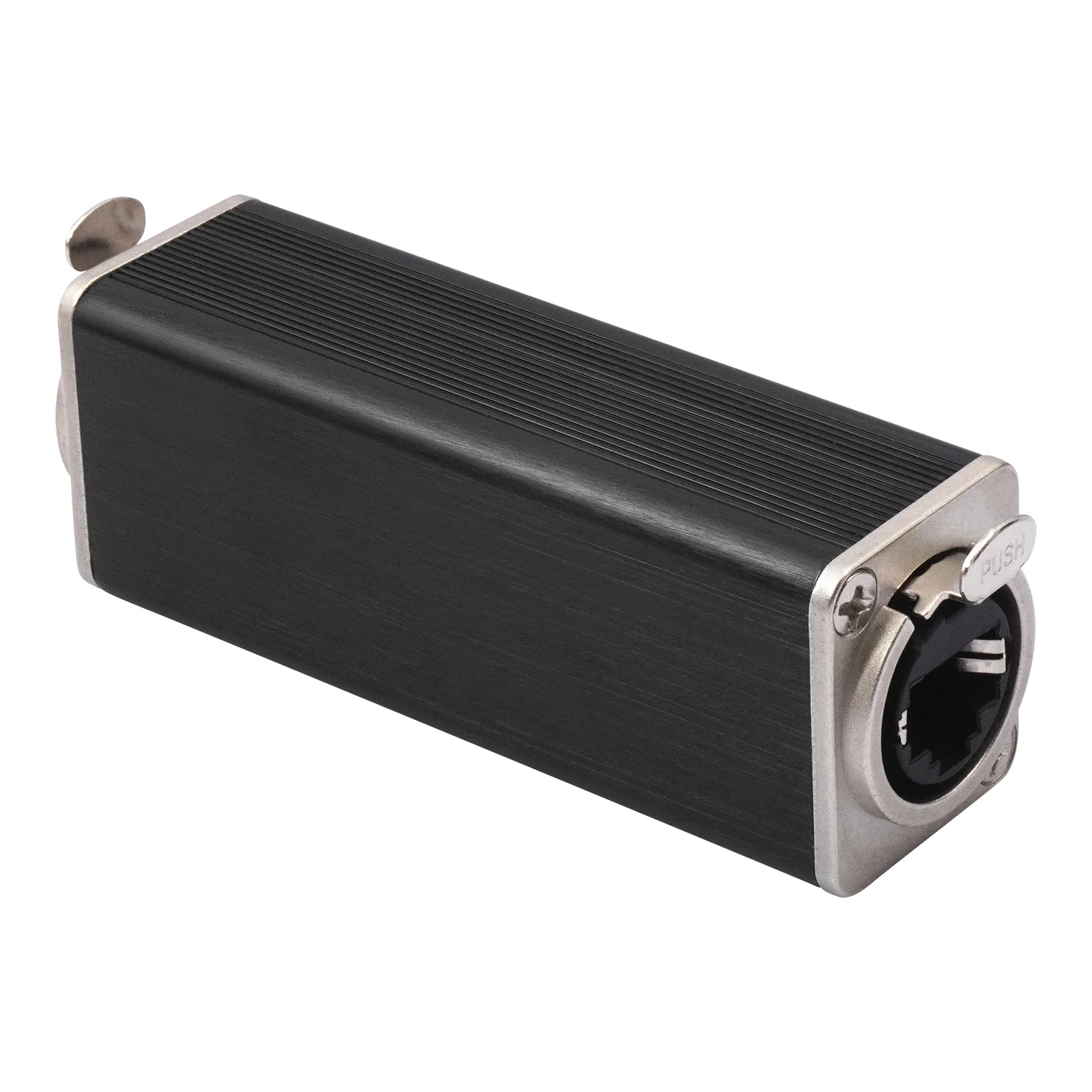 RJ45 Female To Female Coupler Inline Connector with Recognized Spring Locking System Network Connector for Cable Extensions