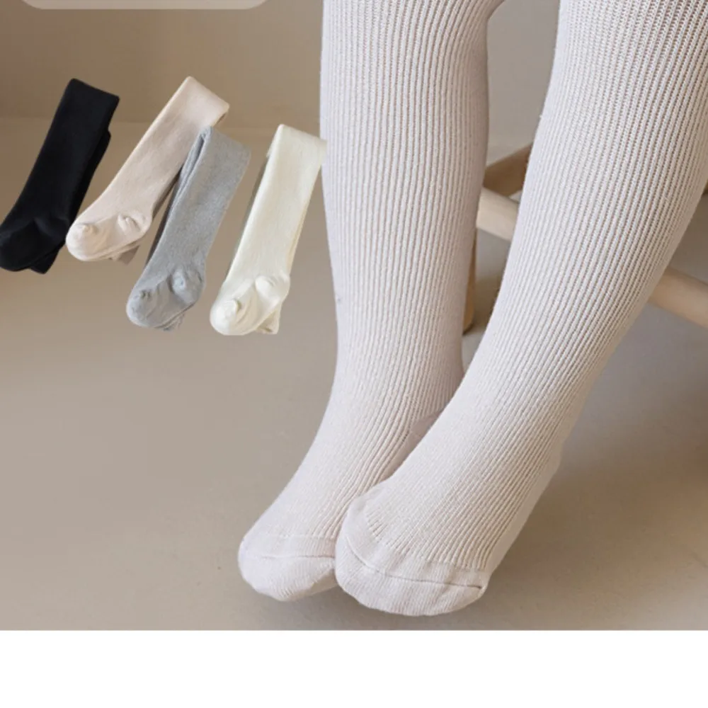 BABY FLEECE LEGGINGS GIRL STOCKINGS THICKENED WINTER SOLID-COLOR WARM BABY PANTYHOSE THICKENED CHILDREN'S FLEECE PANTS tights