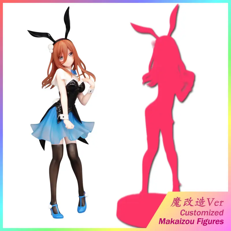 24CM Gotoubun no Hanayome Nakano Miku Bunny Ver. Makaizou 18+ NSFW Original Collection PVC Anime Action Figure A-0234