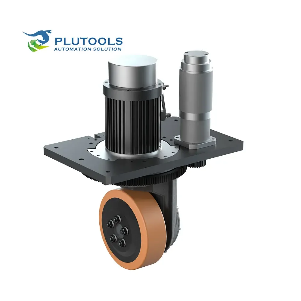 

Plutools 230mm 1500W AC Asynchronous Motor AGV Drive Wheels Stacker New Condition Material Handling Equipment Parts for Forklift