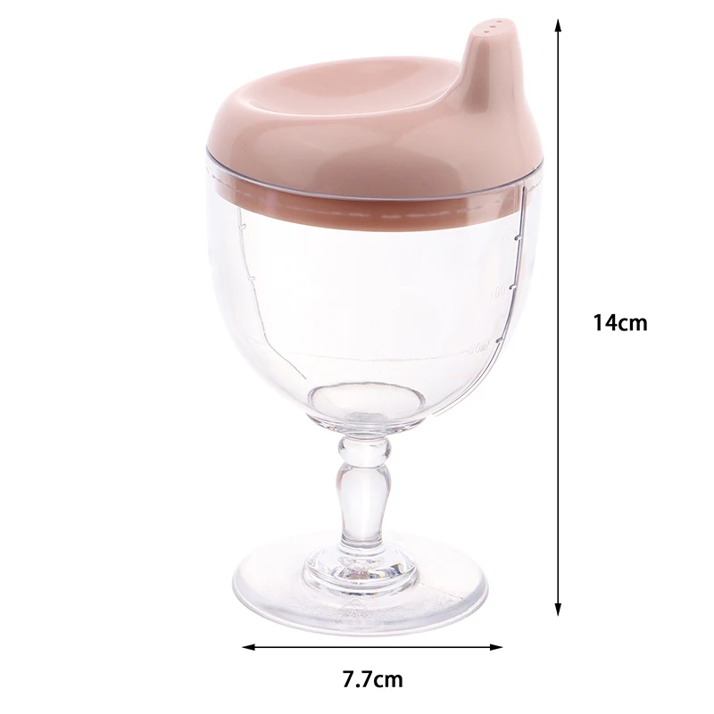 Baby Plastic Tall Glasses Children's Wine Cups Juice Cups Children's Milk Cup  Anti Drop