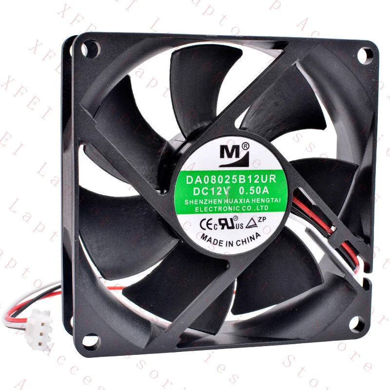 D  1PC FOR YM 8025 DA08025B12UR Cooling Fan DC12V 0.50A 3-wire