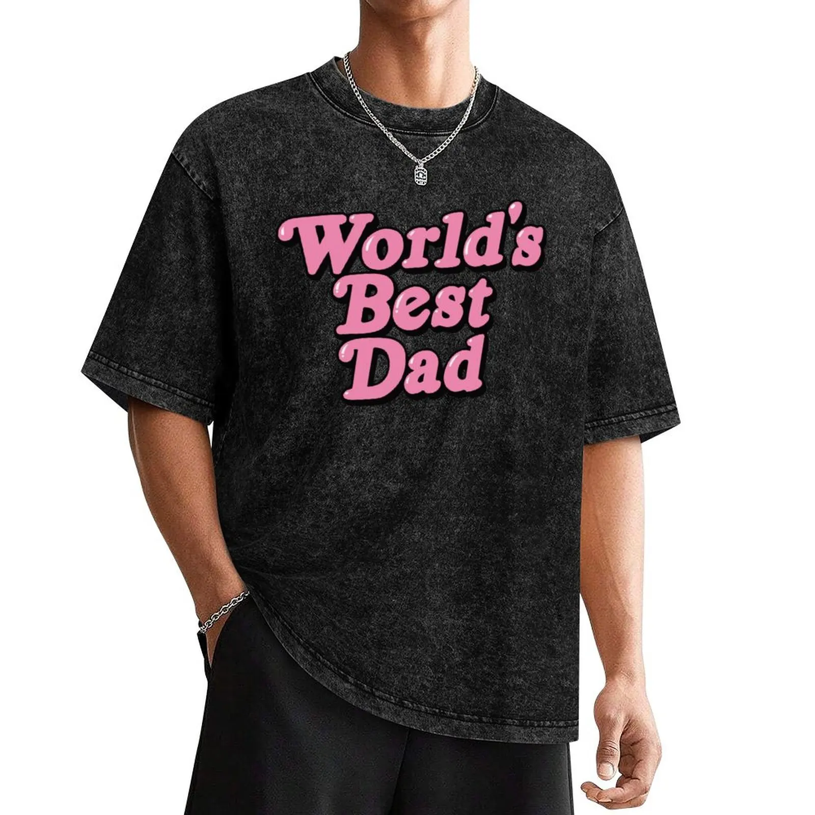 

world's Best Dad T-Shirt cute tops shirts graphic tee mens graphic t-shirts big and tall