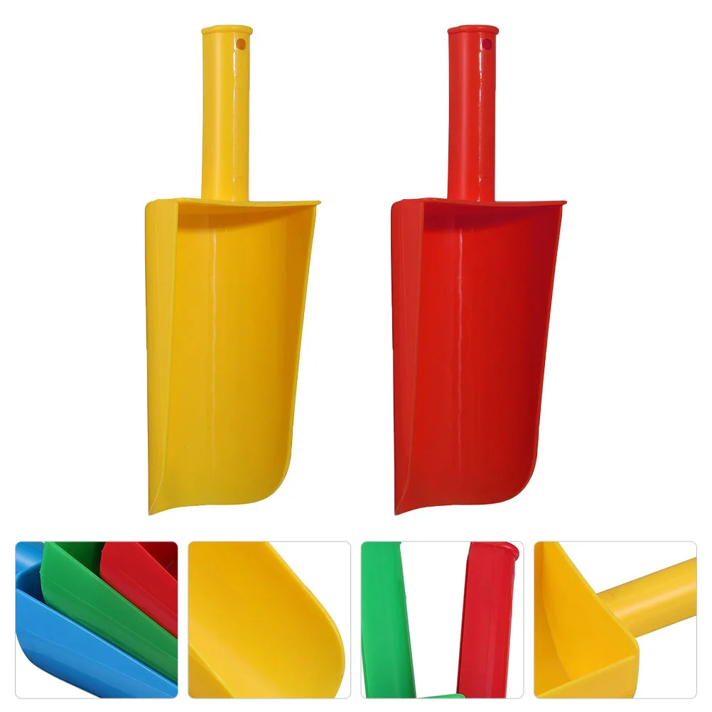 2 Pcs Toddler Outdoor Toys Beach Sand Kids Bunker Expected Spade Seaside Scoop