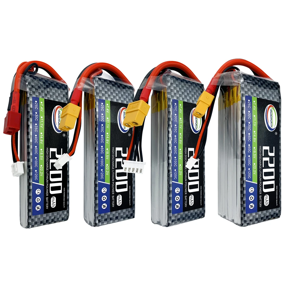 للبيع بطارية ليبو 3S 11.1 فولت 1300mah 1500mAh 1800mAh 2200mah 30C 40C 60C RC ToyCar قوارب بدون طيار أجزاء مع عمداء XT60 T