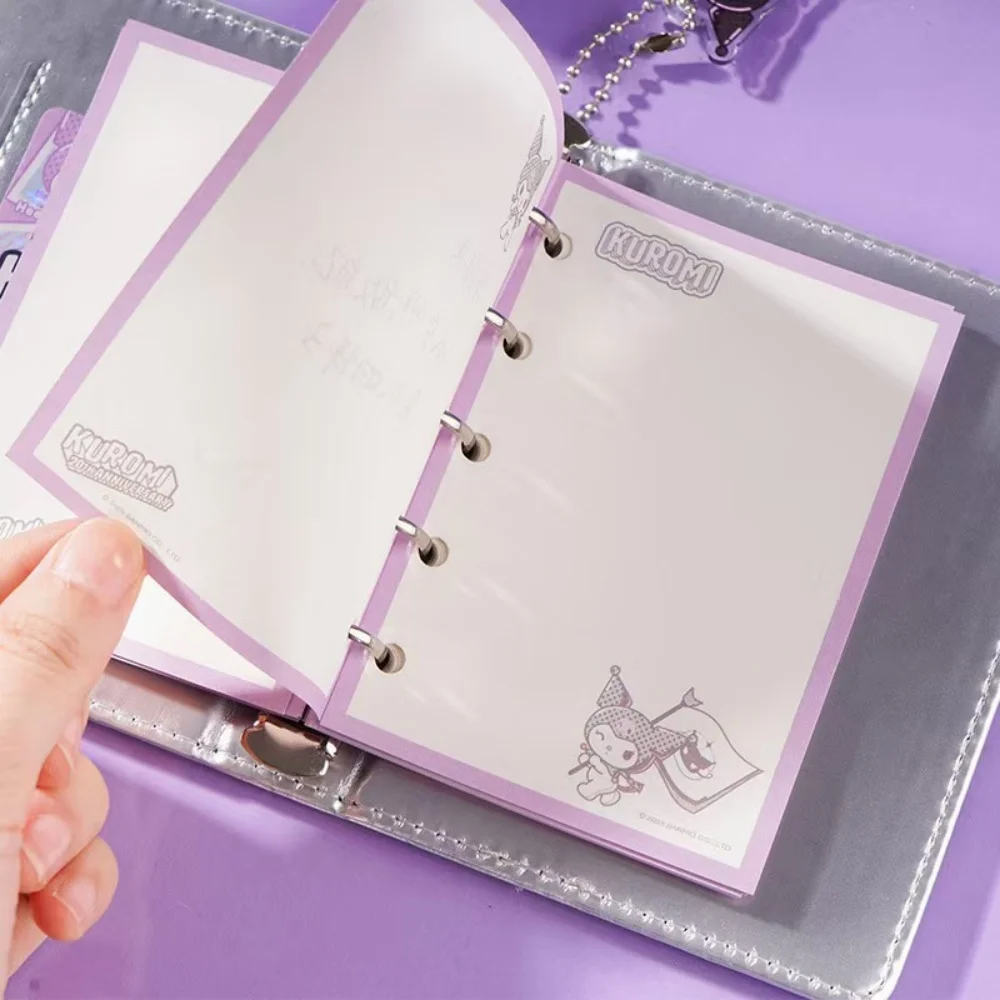 本物のサンリオ クロミ ルーズリーフ ノート かわいい学生向け 精巧な漫画プランナー 学校文房具 女の子の誕生日プレゼント