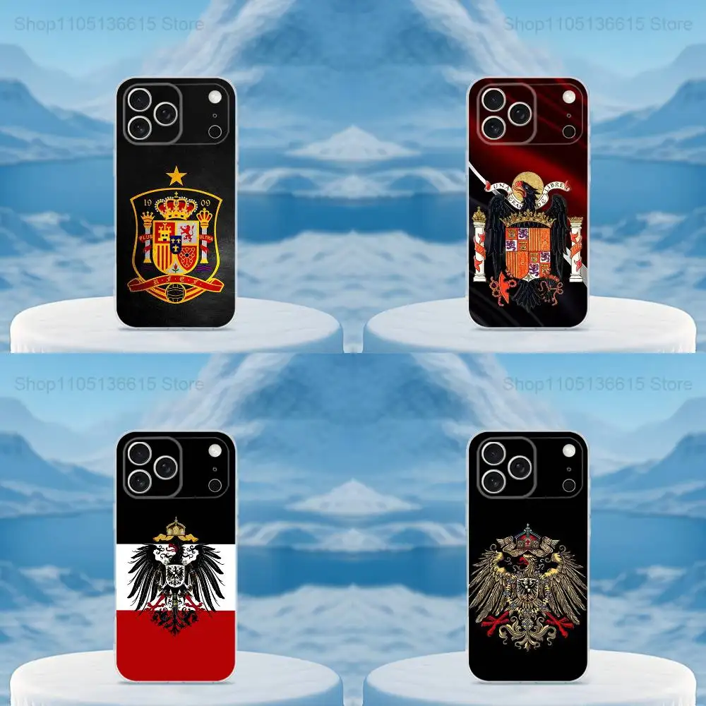 

Emblem Civil Spanish Guard Phone Case For iPhone 16,15,14,13,12,11,17 Pro,Max,Plus,X,XS,XR,SE,Mini Transparent Soft Cover
