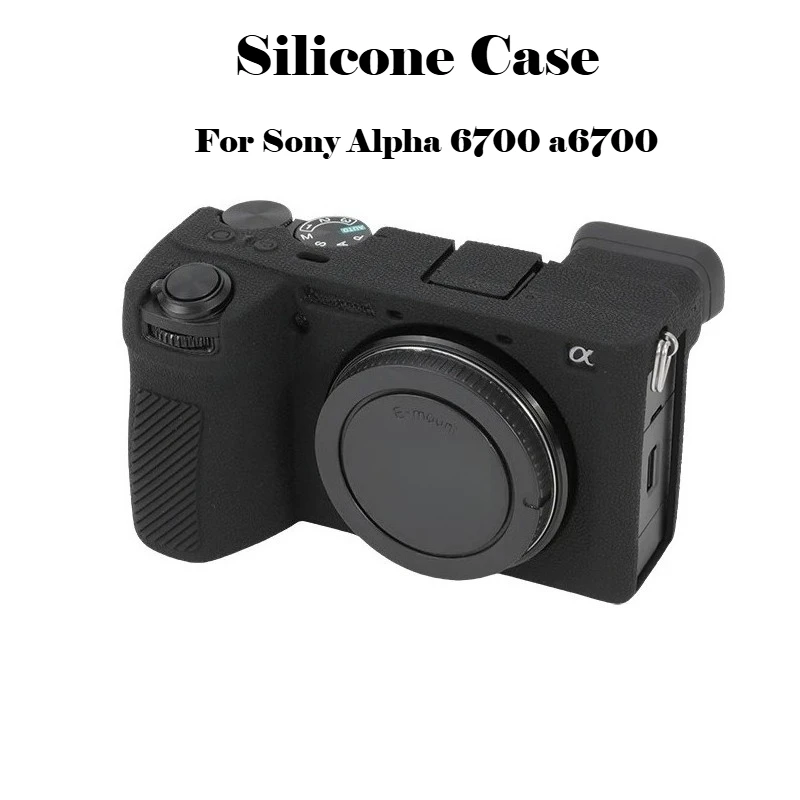For Sony Alpha 6700 a6700 Soft Silicone Case Camera Cover Camera Bag Protector Durable Waterproof
