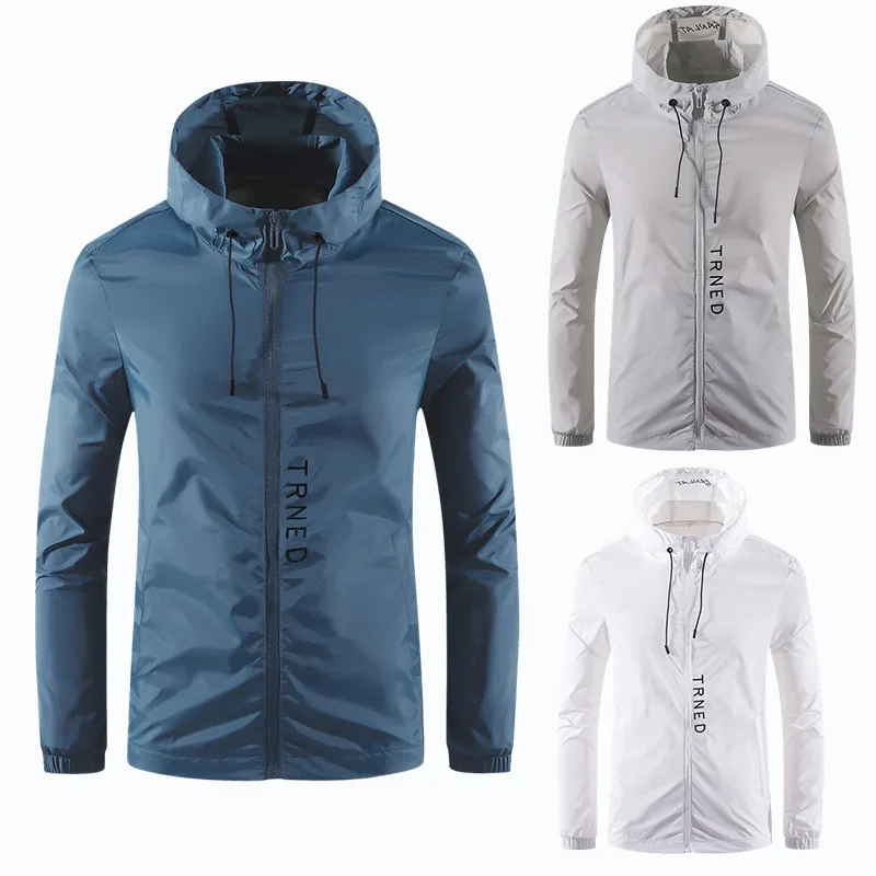 

Мужская летняя легкая дышащая куртка из ледяного шелка для улицы, легкая, приятная для кожи куртка для рыбалки для пар