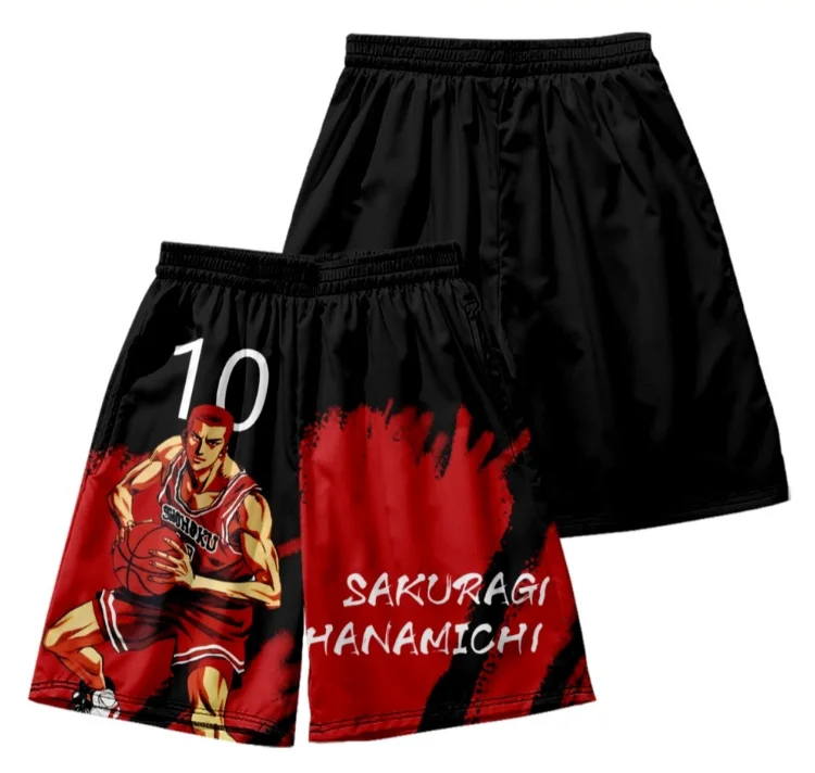 Shorts Dunk Master pour Hommes, d'été, légers, motif River Maple Cherry Blossom Road, style short cinq-quarts, grande taille, pour la plage