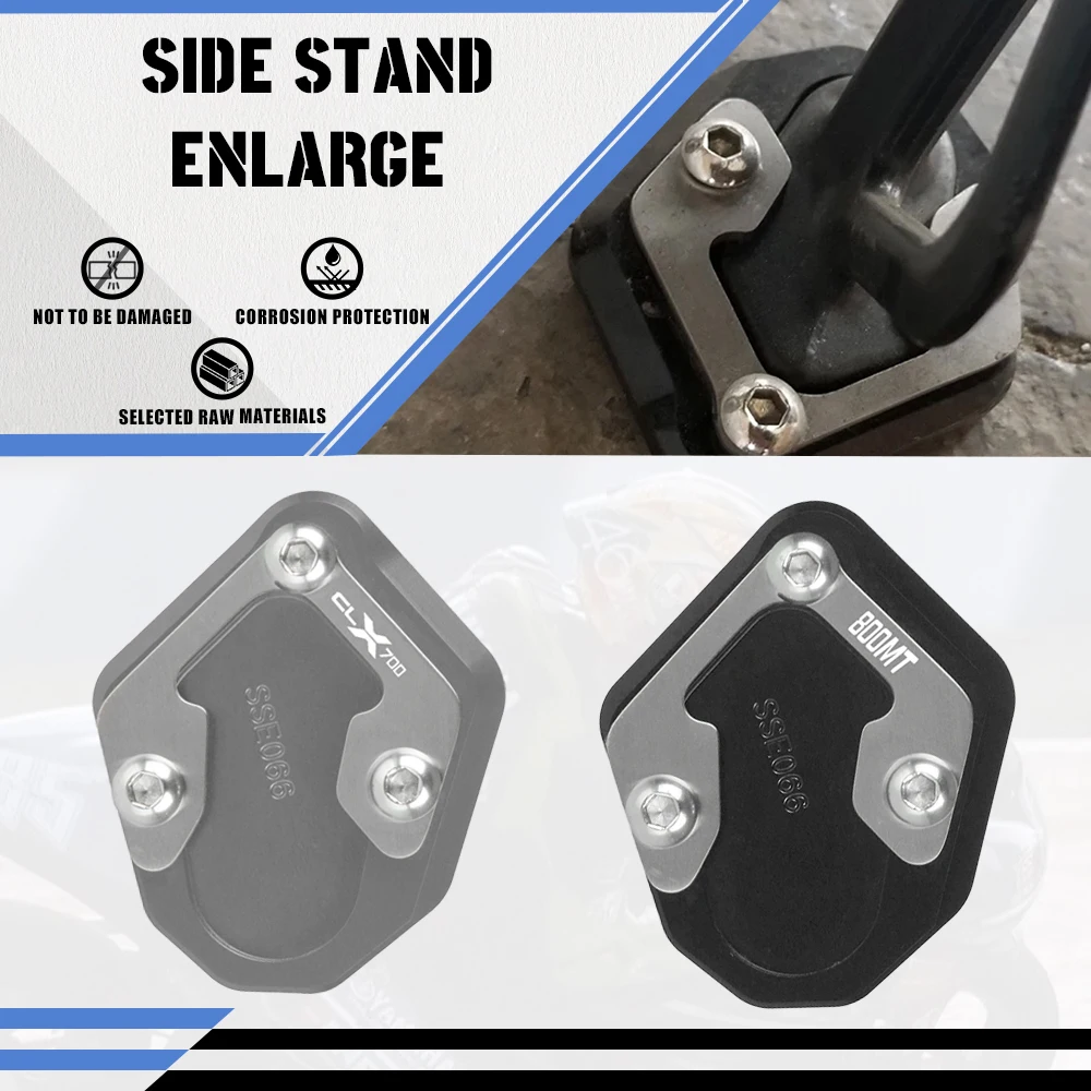 

FOR CFMOTO CLX700 /700 CL-X Heritage/Adventure/Sport 2020-2023 Kickstand Sidestand Stand Extension Enlarger 800MT N39° 2021-2023