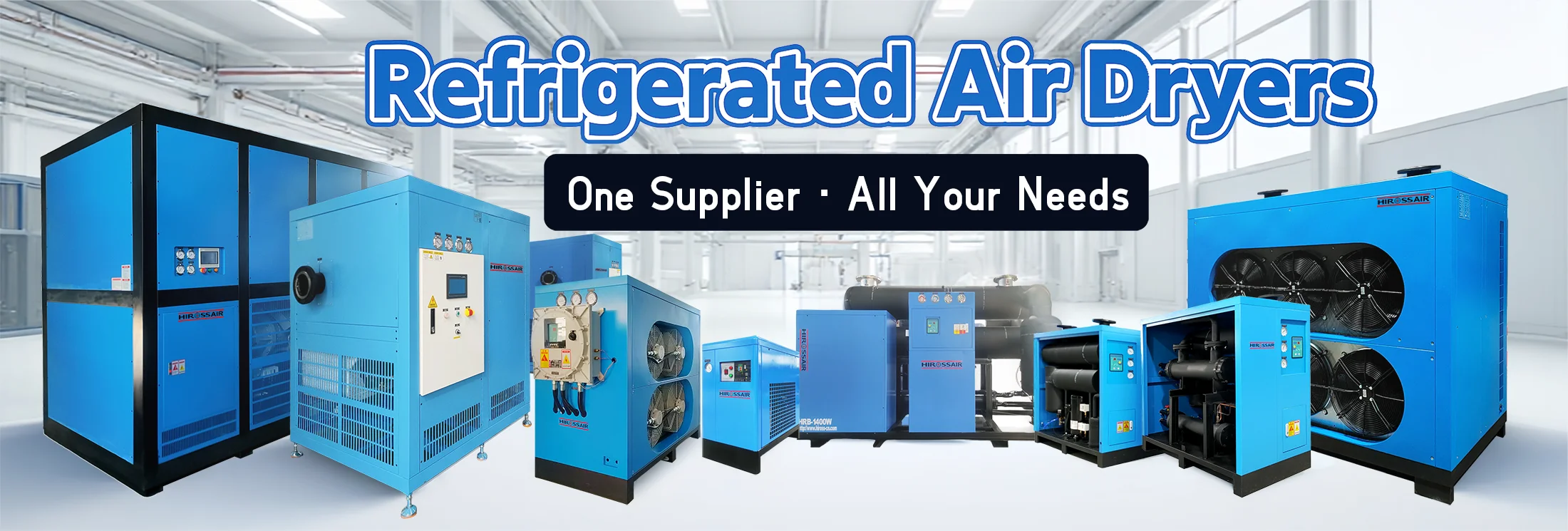 2-10 Dew Point Air Cooled Refrigerated Air Dryer with R134A R407c R410A Refrigerant for Air Compressor China Manufacturer