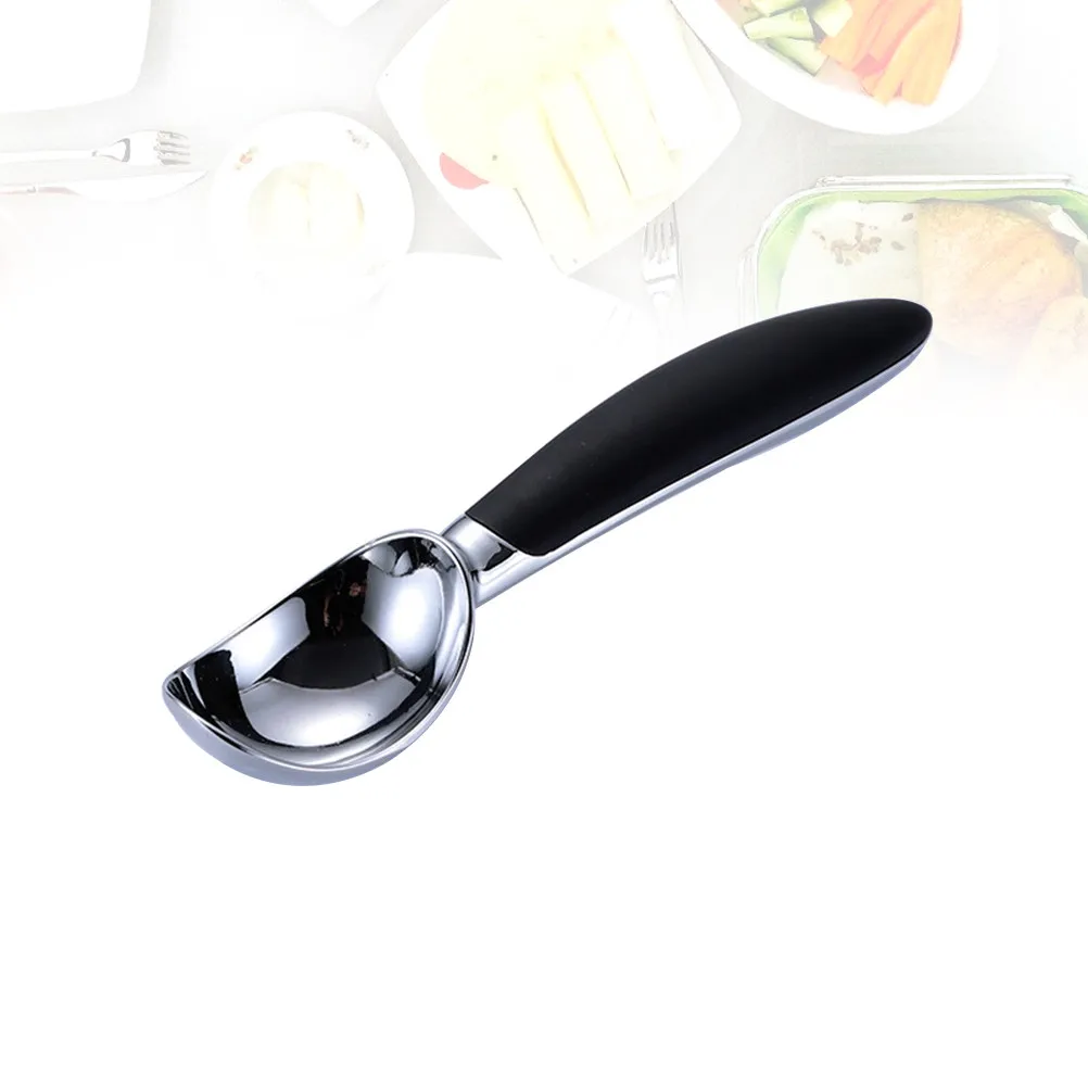 Zinc Alloy Digging Ball Spoon Ice Cream Scoop Food Serving Spoon Corrosion Resistant Anti Oxidation Smooth Handle for Dessert