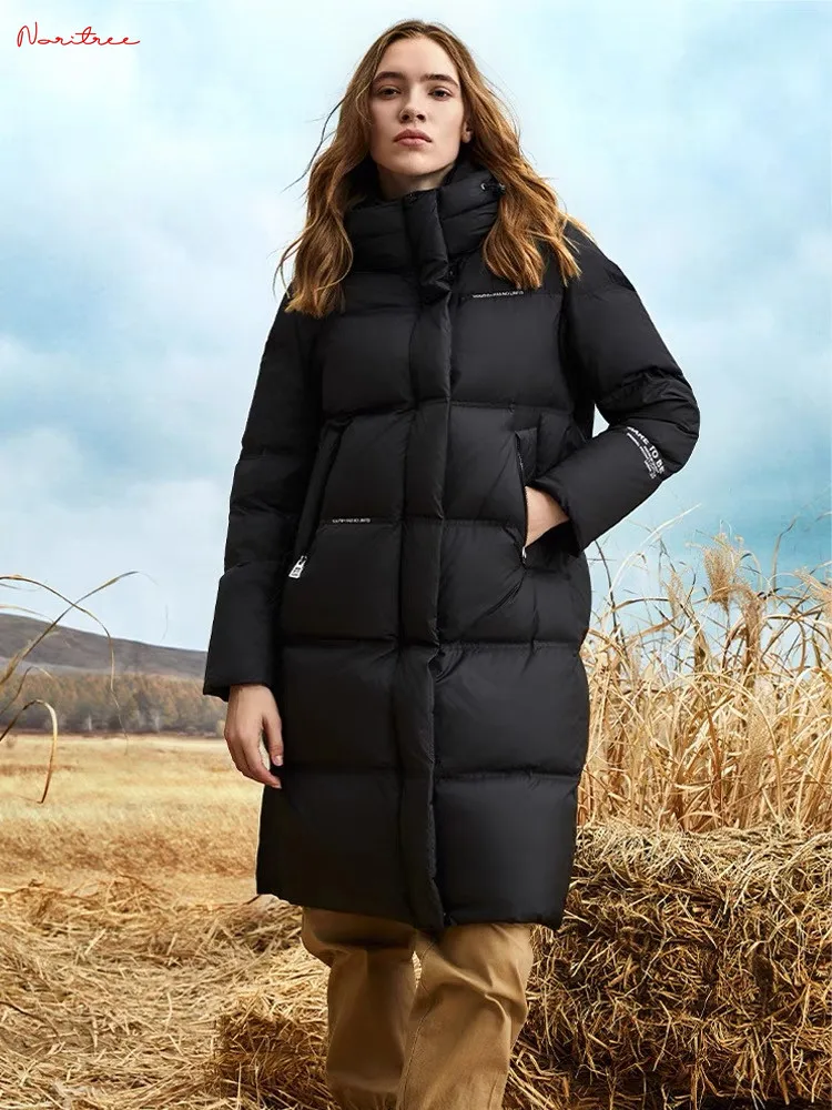 Пуховой костюм Thicker Warm Duck Down Coat Winter Fashion Hooded Fluffy Down Parkas Coats Was Thin Down outerwear wy1841