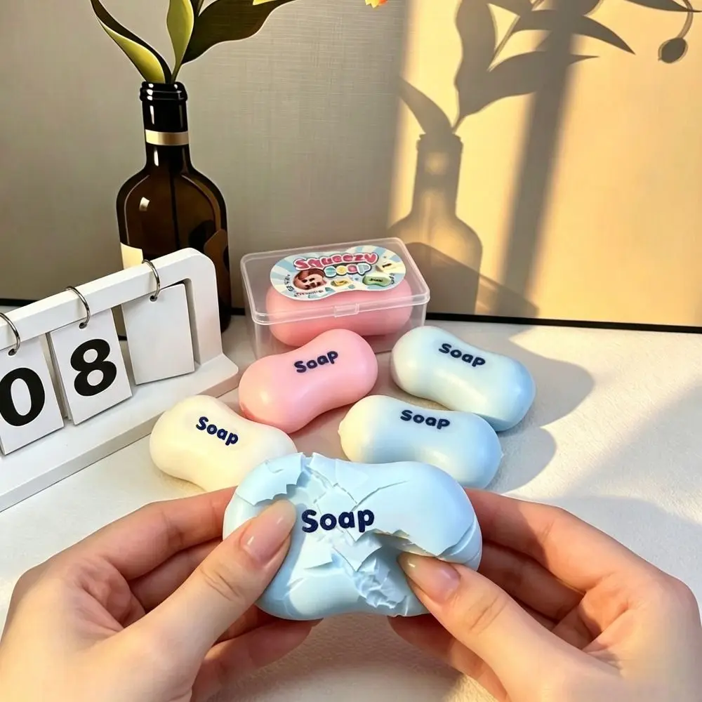 Soap Wax Cracking Squeeze Toy Crispy Feel Handmade Craft Crunchy Sound Ball Crackable Texture Soft Gel Fidget Toy