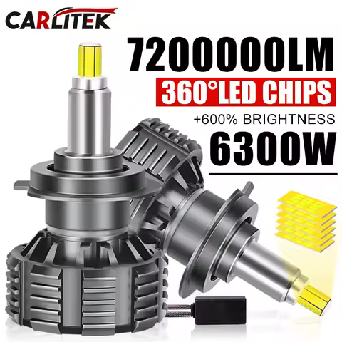 360 CSP H7 LED Car Headlights Canbus 3D Core H1 H11 H8 H9 9005 HB3 9006 HB4 6000K 12V Retrofit Kits Auto Lamp For Projector Lens