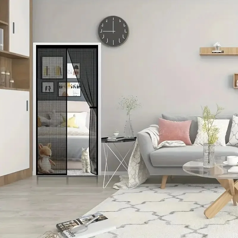 Self-closing Magnetic Insect Screen, Invisible Door Screen, Insect Screening Curtain, Magic Screen, Home Decoration