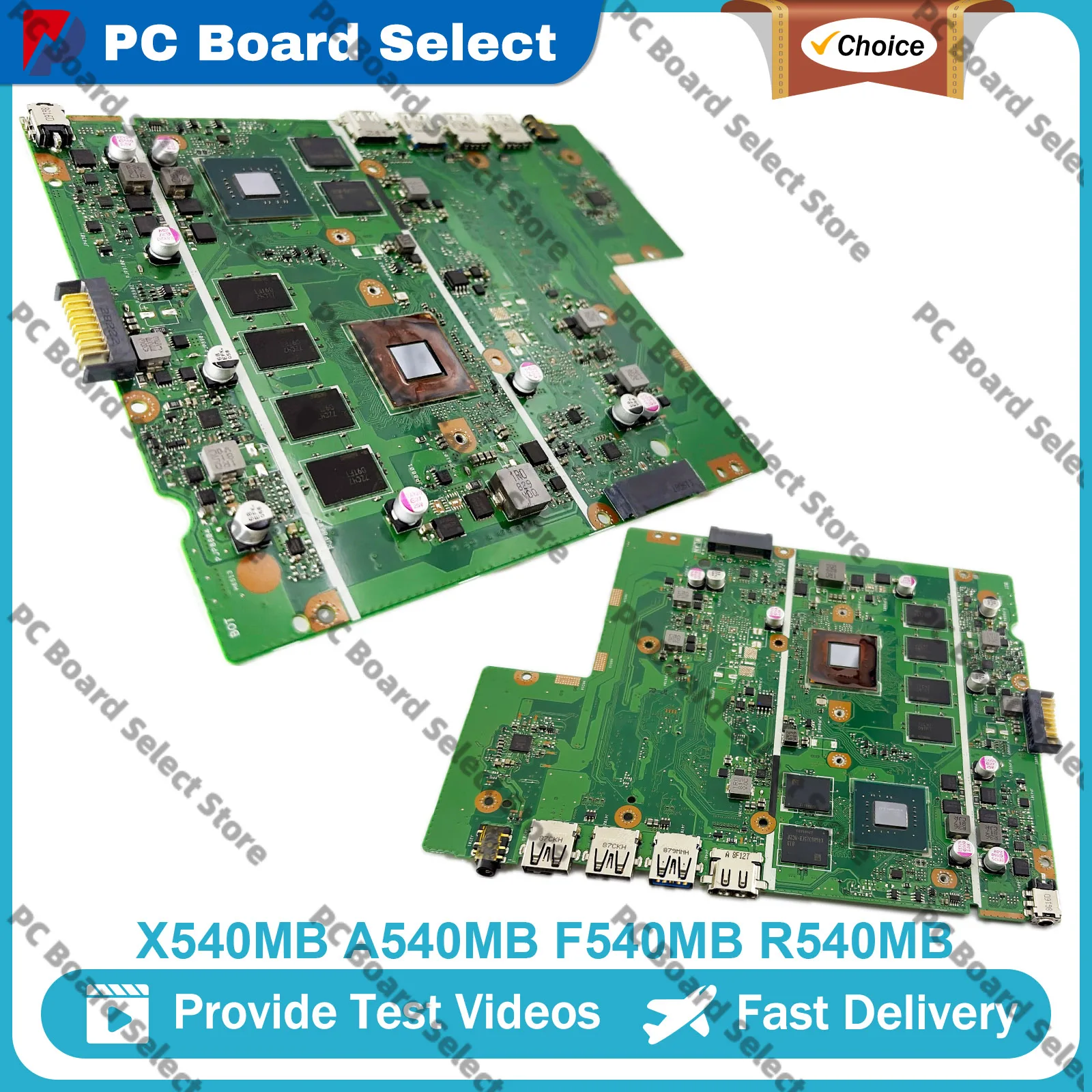 X540MB Mainboard For ASUS VivoBook A540MB F540MB R540MB X540M D540M With N4000 N4100 N5000 CPU V2G 4GB/8GB-RAM