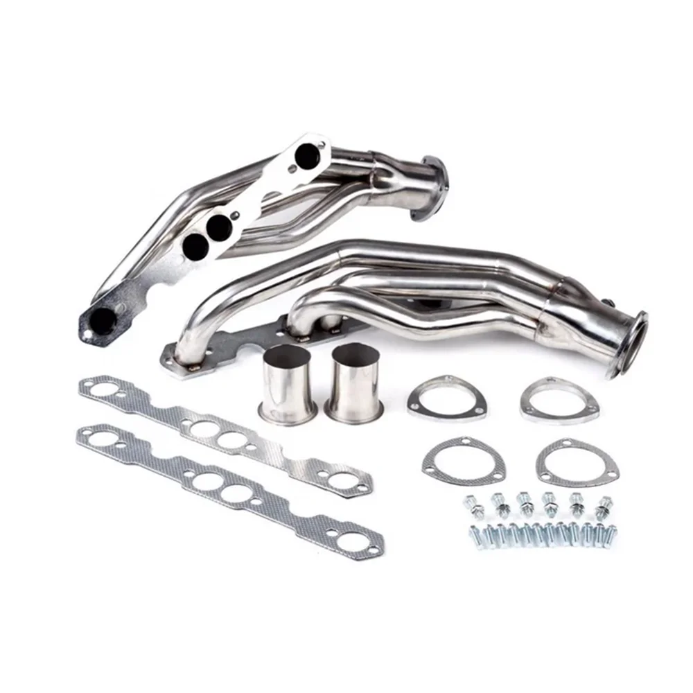 

Exhaust Manifold & Gasket Kit Tube Stainless Exhaust Header for Chevy GMC 5.0/5.7 V8 C/K 1988-1997