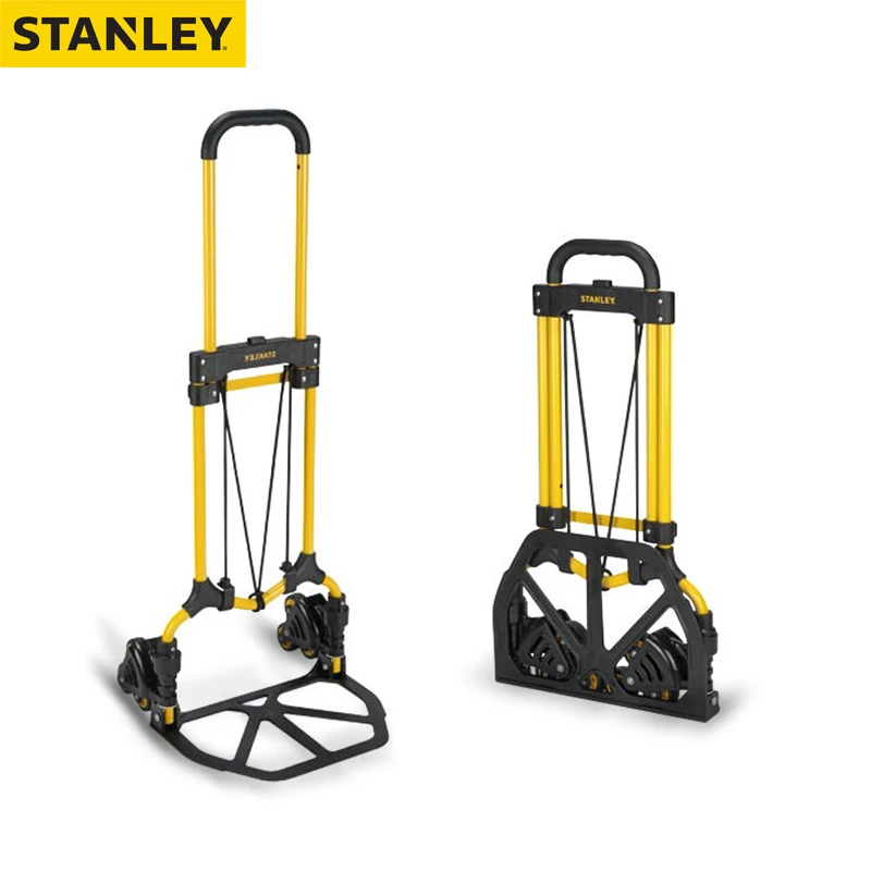 STANLEY Pull Truck Handling Folding Flatbed Trolley Warehousing Logistics Express Trolley Industrial Trailer STST0584T STST0585T